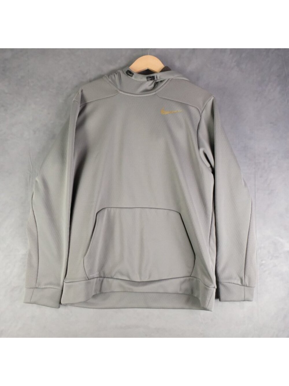 Nike Hoodie Mens Large Green Therma Sphere Training Therma Fit Sweatshirt